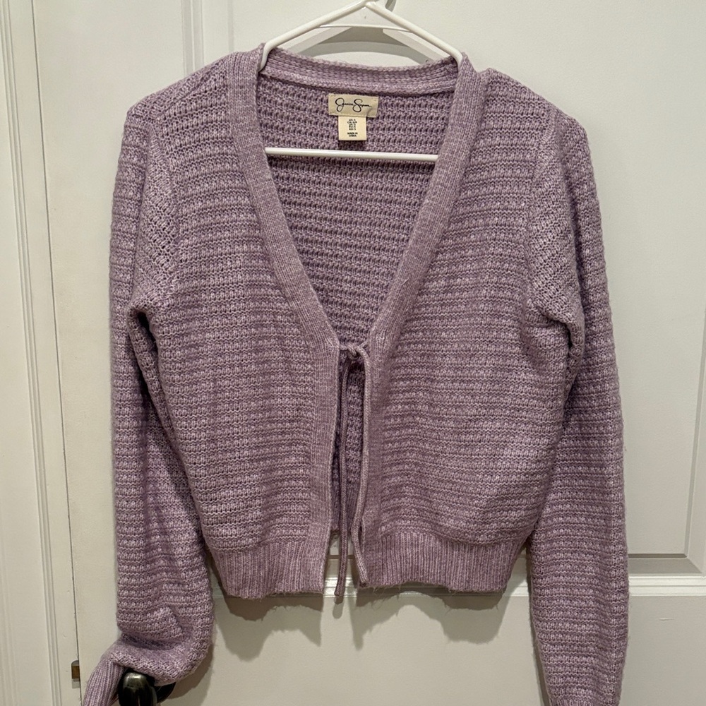 Jessica Simpson Lilac Knit Cardigan